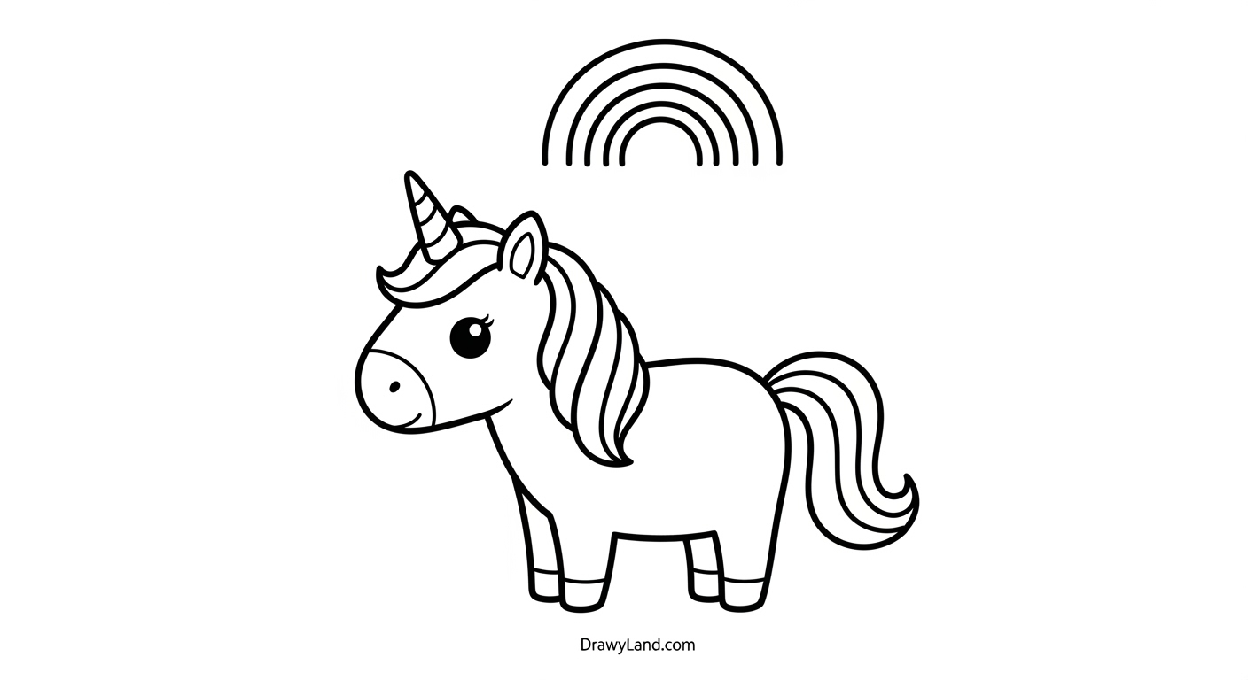 Adorable Coloring Pictures: Free Printables for Preschoolers Lovely coloring picture for toddlers featuring a fairy