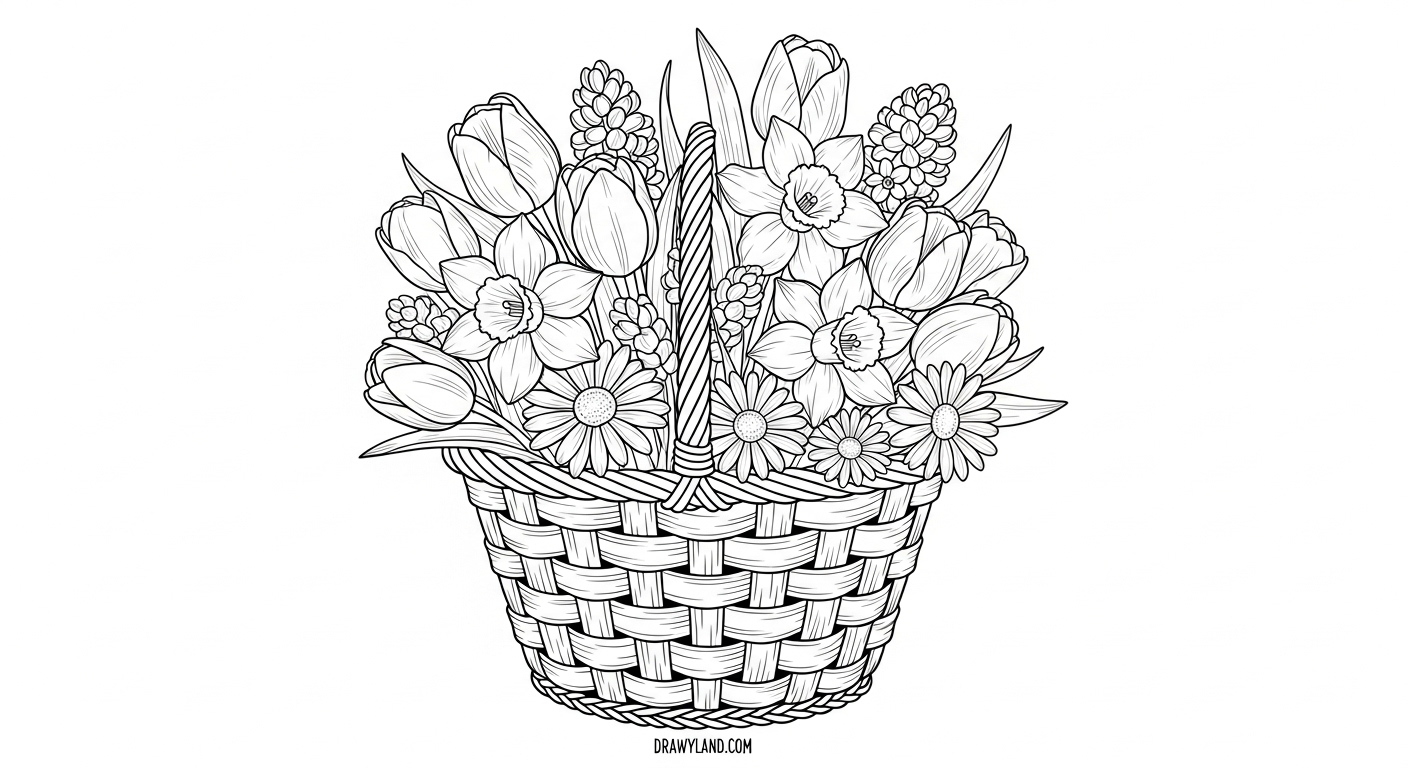 Free Printable April Coloring Pages for Kids adorable easter bunny april coloring sheet for kids