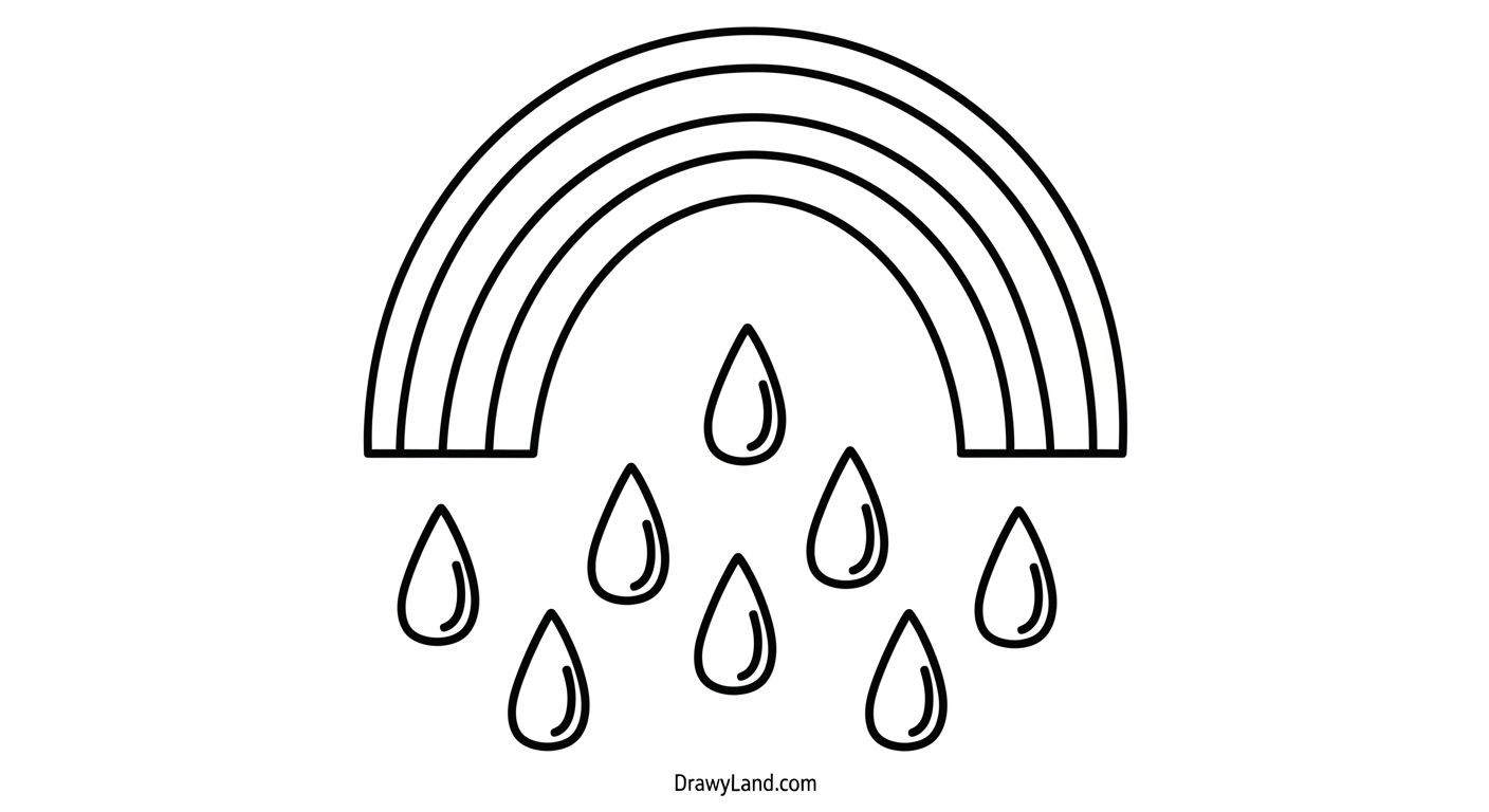 Free Printable April Showers Coloring Pages for Kids Child in a raincoat for an april showers coloring page