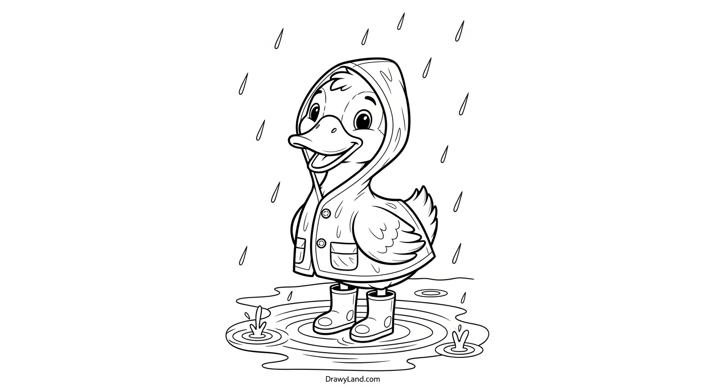 Free Printable April Showers Coloring Pages for Kids Cute printable april showers coloring pages with an umbrella