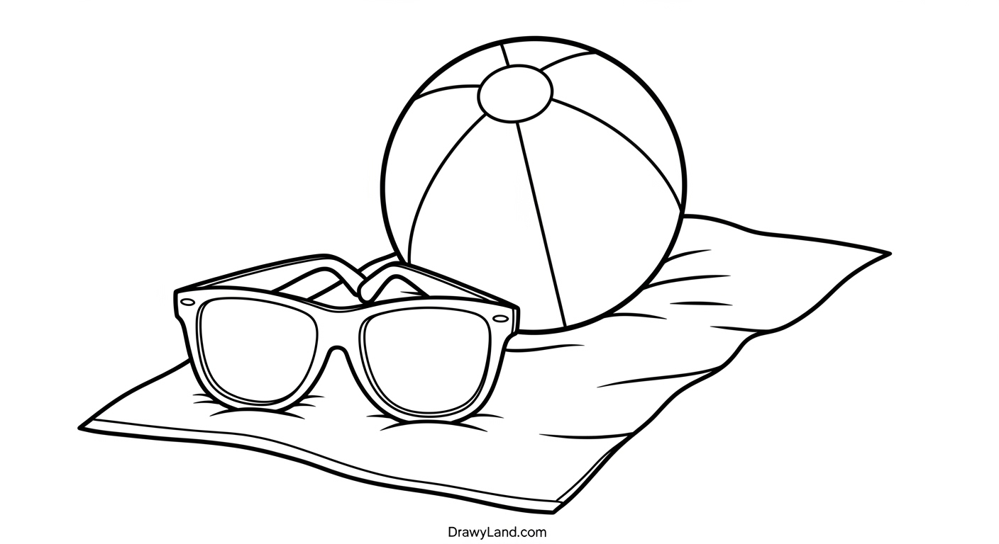 Free Printable August Coloring Pages Free august color page for classroom activities