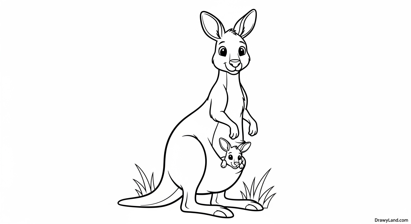 Free Printable Australia Coloring Pages Adorable Australian animals coloring sheet for kids