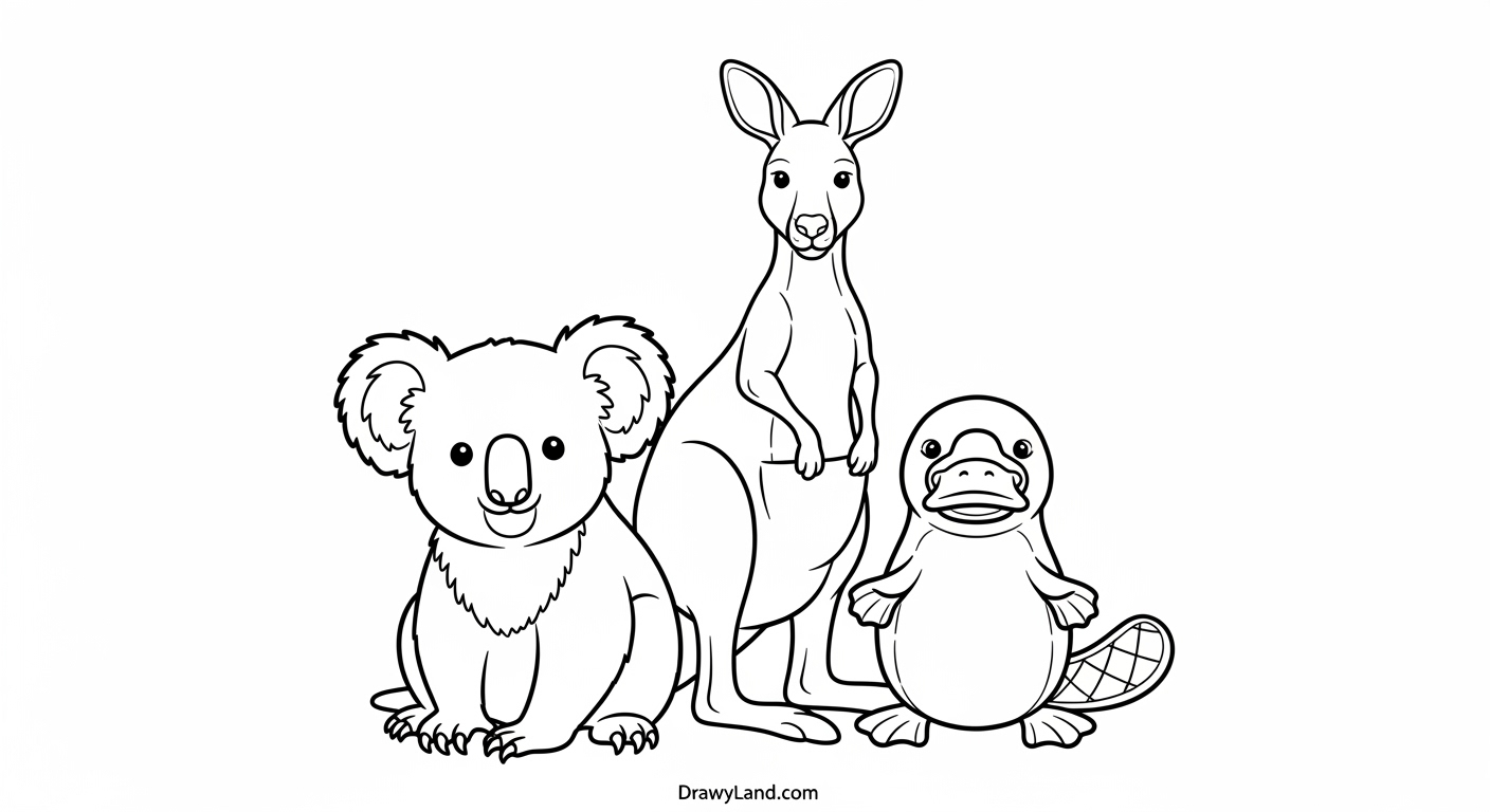 Free Printable Australia Coloring Pages Sydney Opera House and landmarks of Australia coloring pages