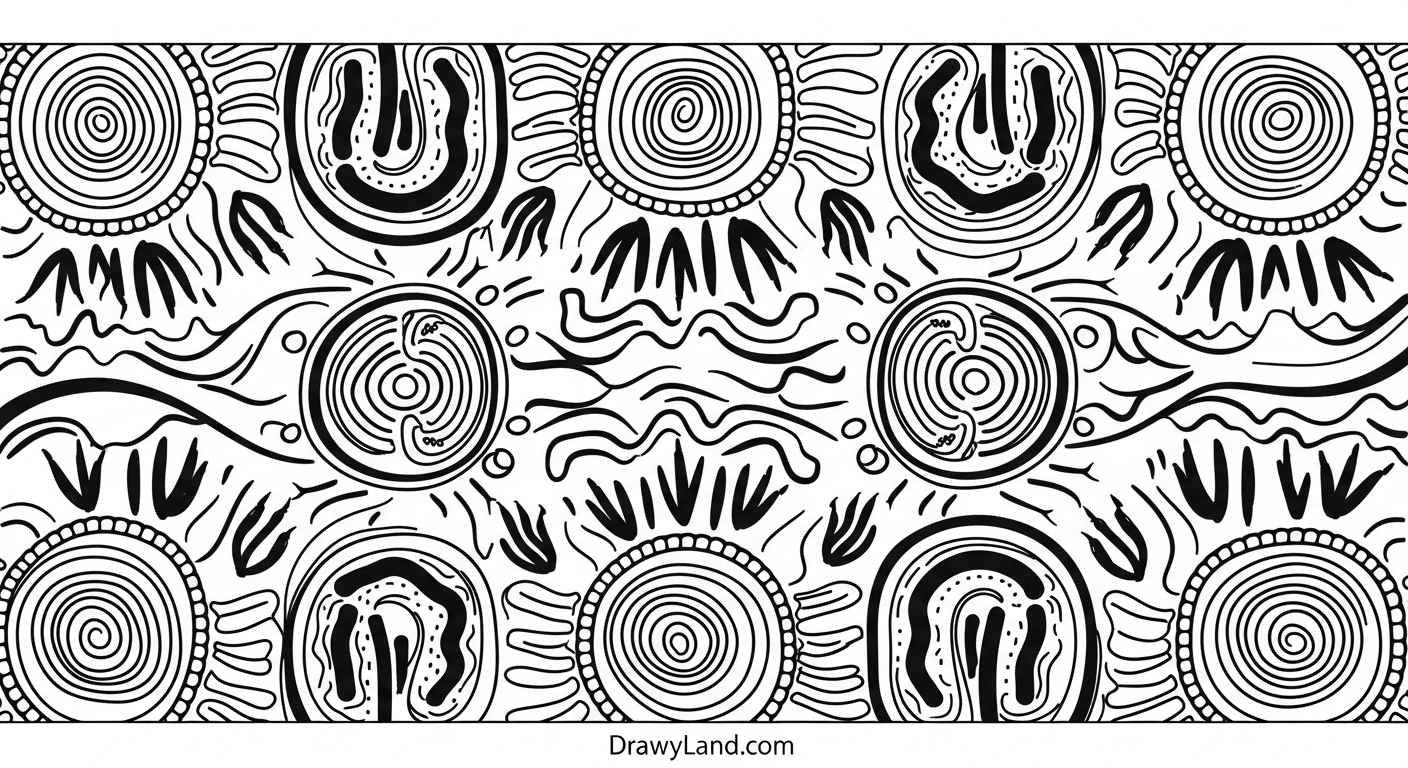 Free Printable Australia Coloring Pages Australia Day coloring printable with the flag and fireworks