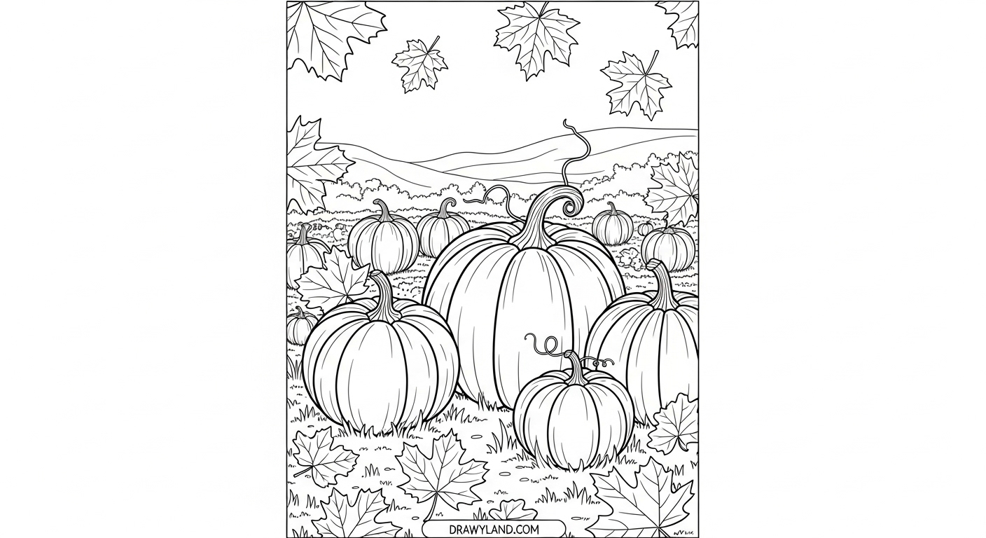 Free Printable Autumn Leaves Coloring Page A child coloring an autumn leaf coloring page with red and yellow crayons