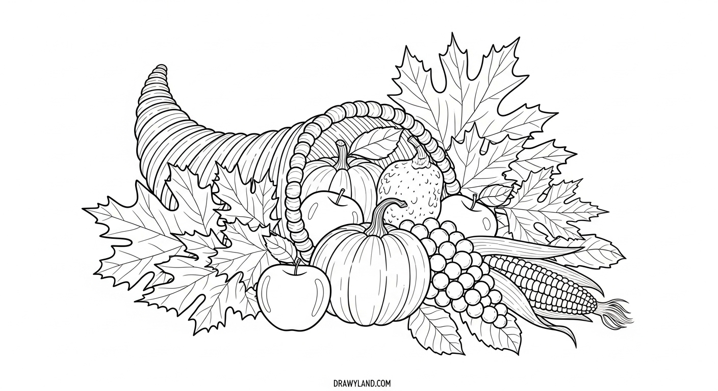 Free Printable Autumn Leaves Coloring Page Easy autumn leaf patterns for toddlers to color