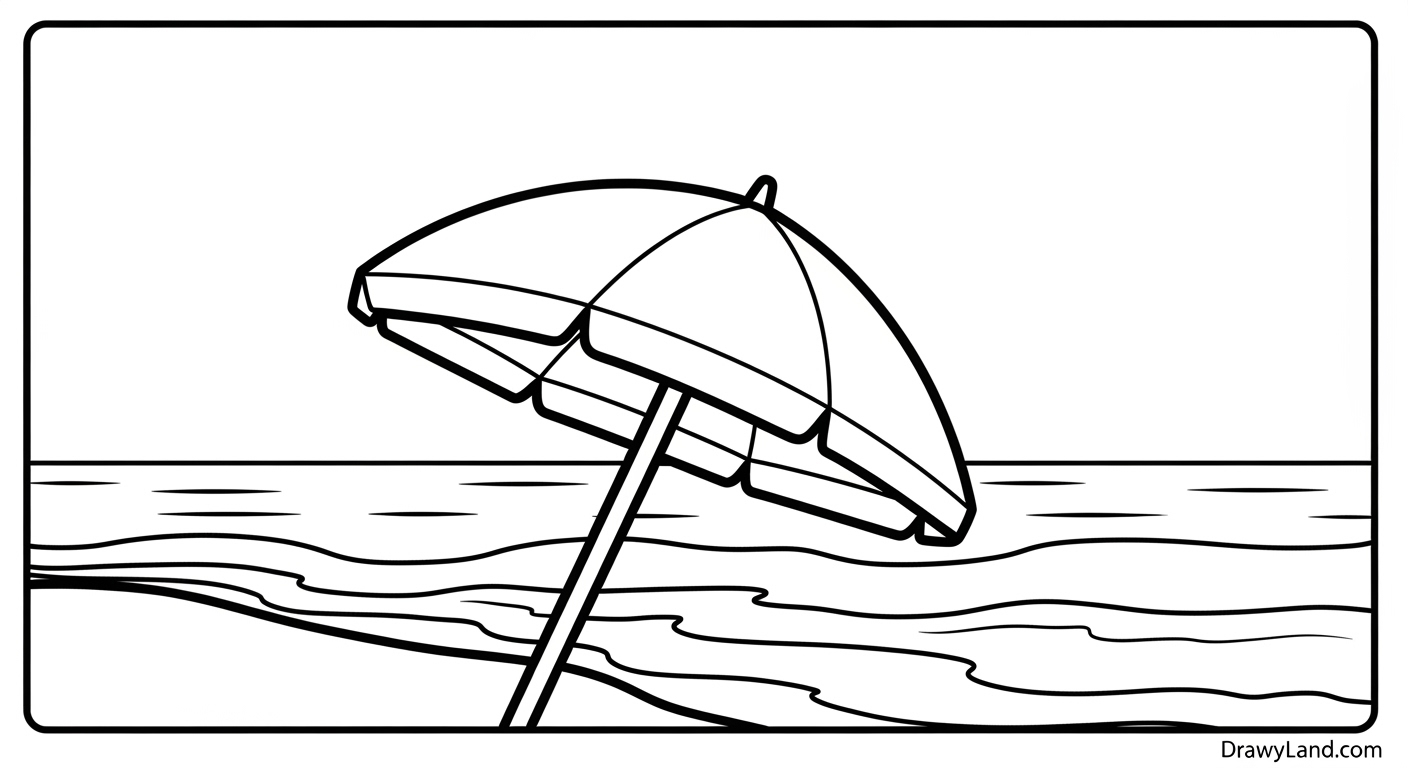 Free Printable Beach Coloring Pages for Kids simple beach adult coloring pages design with a palm tree