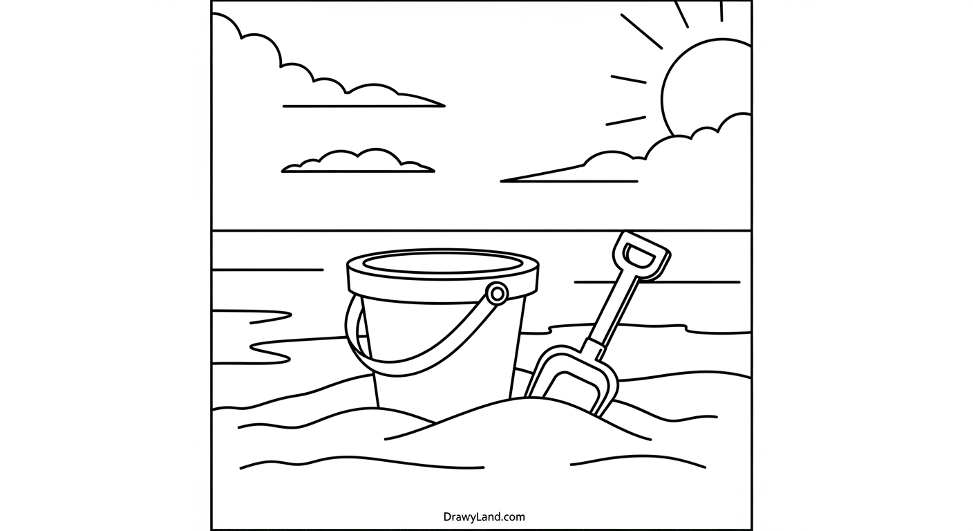 Free Printable Beach Coloring Pages for Kids beach adult coloring pages 7