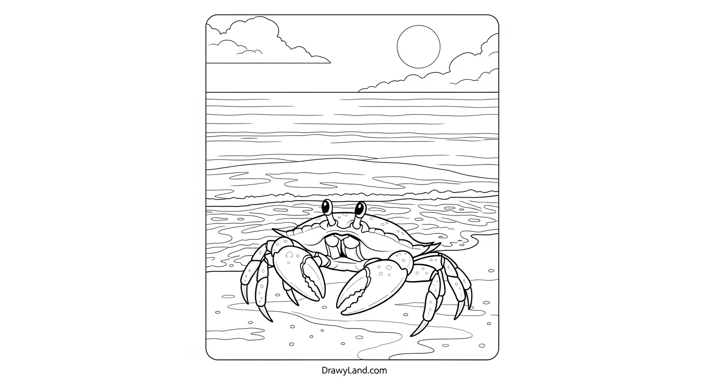 Free Printable Beaches Coloring Pages Creative sandcastle coloring page printable for children