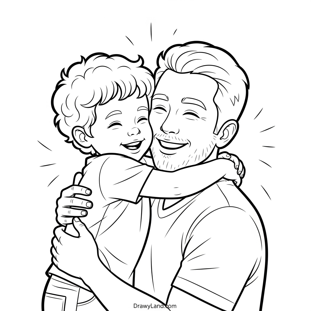 best dad ever coloring page award ribbon