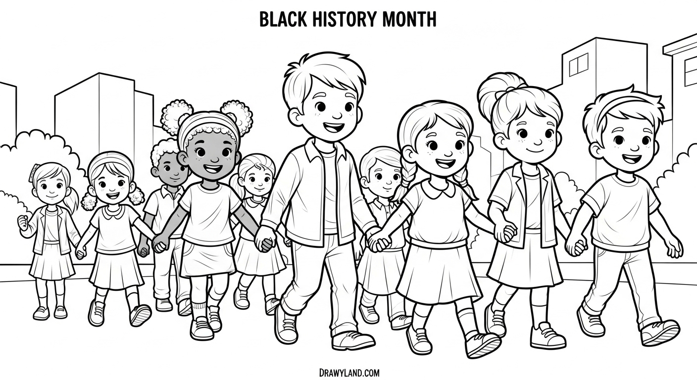 Free Printable Black History Month Coloring Pages printable coloring worksheet of Jackie Robinson
