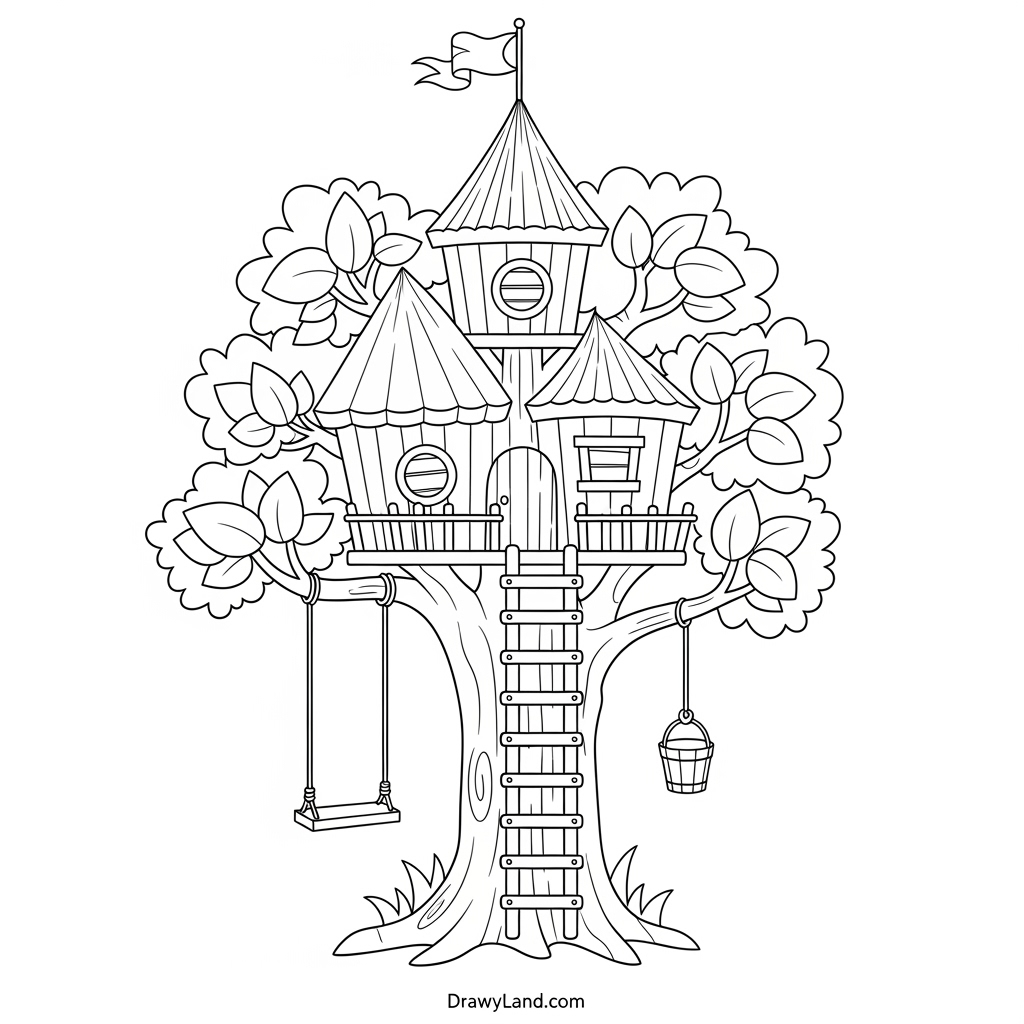 Happy Blippi color sheet for kids