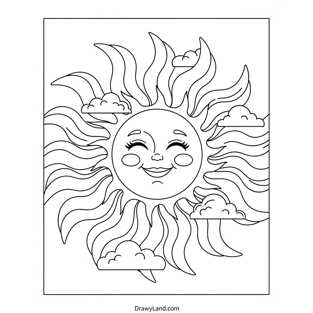 Educational Blippi color sheet for learning