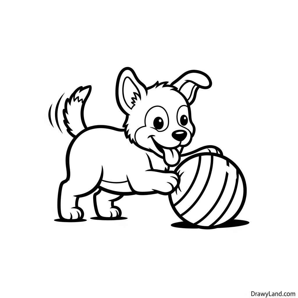 Bluey and Bingo playing together on a coloring page