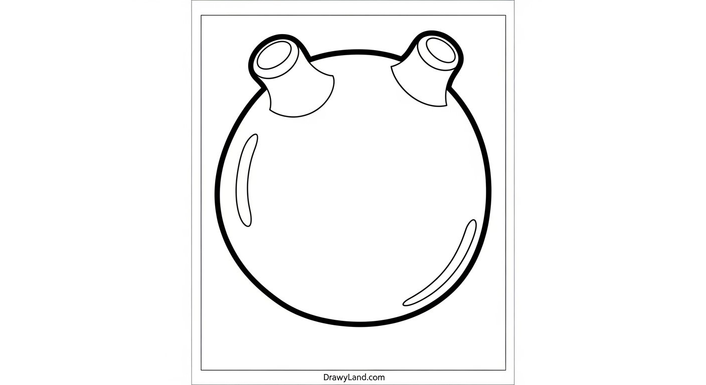 Free Printable Bold and Easy Coloring Pages A thick line coloring sheet for toddlers with the number five and five stars
