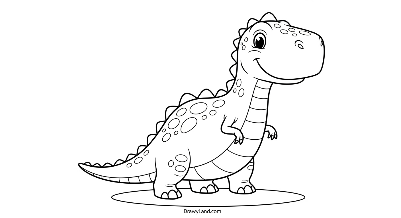 Free Printable Bold and Easy Coloring Pages A bold and easy coloring page of a friendly lion for toddlers