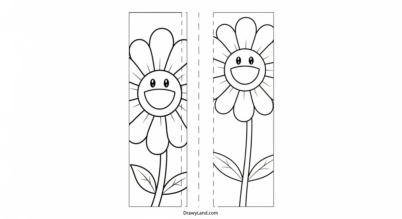 Free Printable Bookmark Coloring Pages for Kids Collection of holiday-themed printable bookmarks to color