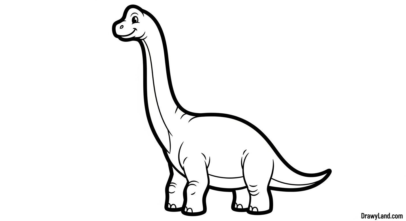 Free Printable Brachiosaurus Coloring Page for Kids Free printable brachiosaurus coloring pages for preschoolers
