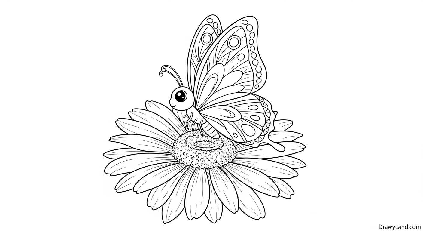 Free Printable Butterfly Coloring Pages for Kids easy butterfly for coloring for toddlers