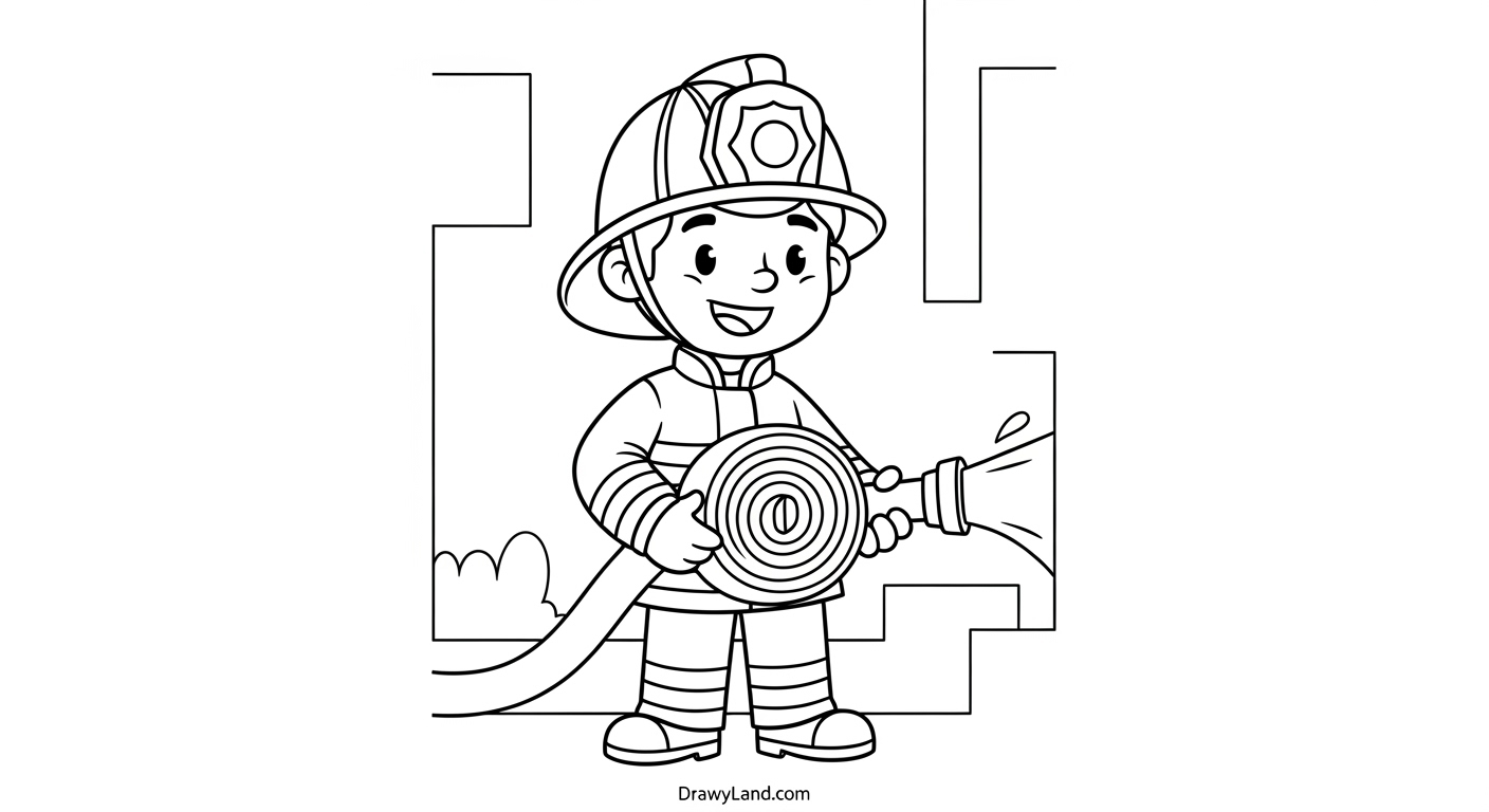 Free Printable Career Coloring Pages for Kids Community helpers coloring pages for preschoolers