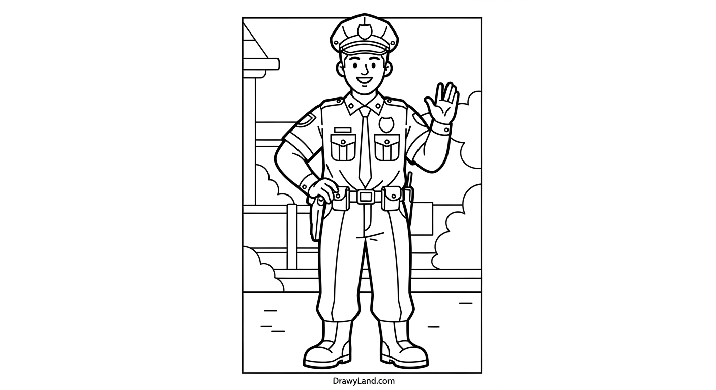 Free Printable Career Coloring Pages for Kids career coloring pages 7