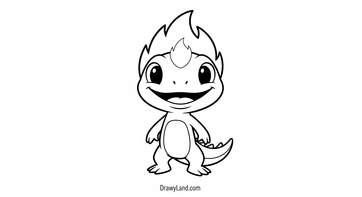 Free Printable Charmander Pokémon Coloring Pages Charmander evolution coloring pages featuring Charmeleon