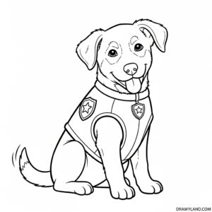 chase coloring pages 7