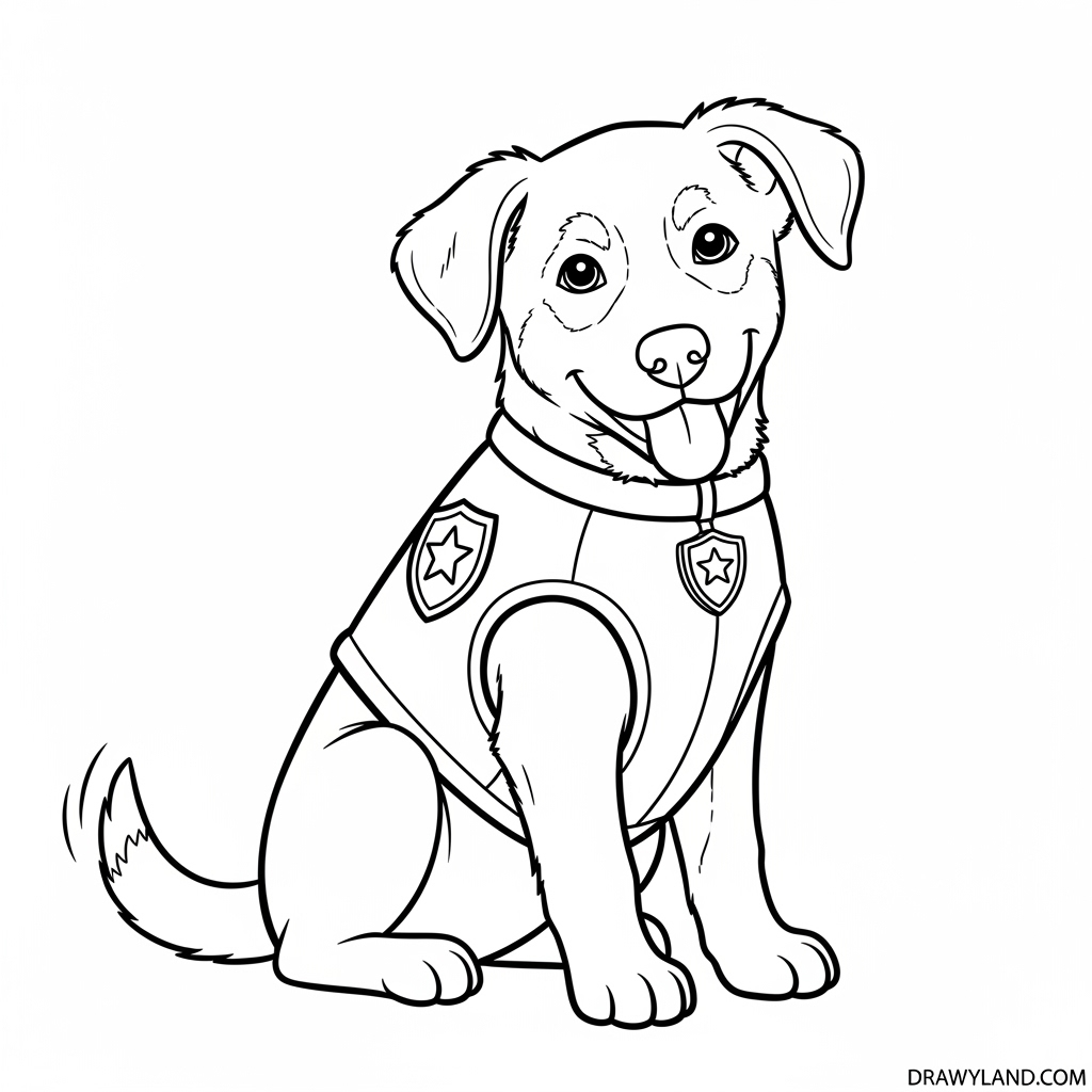 chase coloring pages 7
