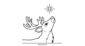 Free Printable Christmas Animals Coloring Pages christmas coloring pages animals 7