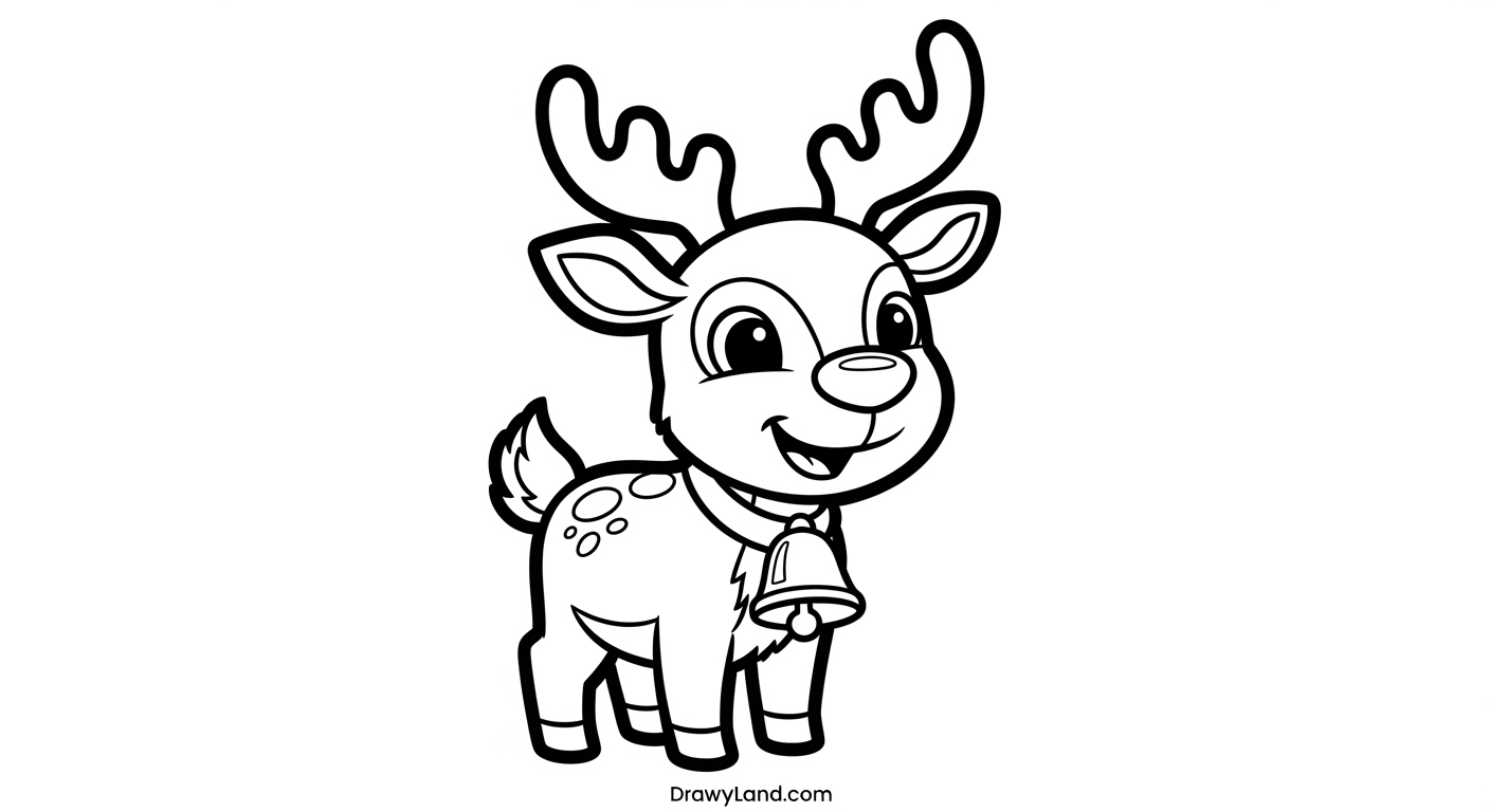 Free Printable Christmas Animals Coloring Pages a collection of cute christmas coloring pages animals