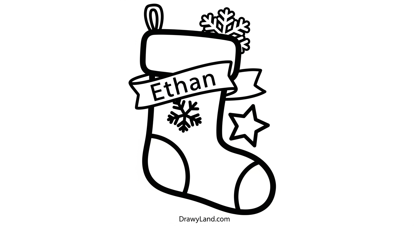 Free Printable Christmas Stocking Coloring Sheets cozy fireplace with stockings coloring page