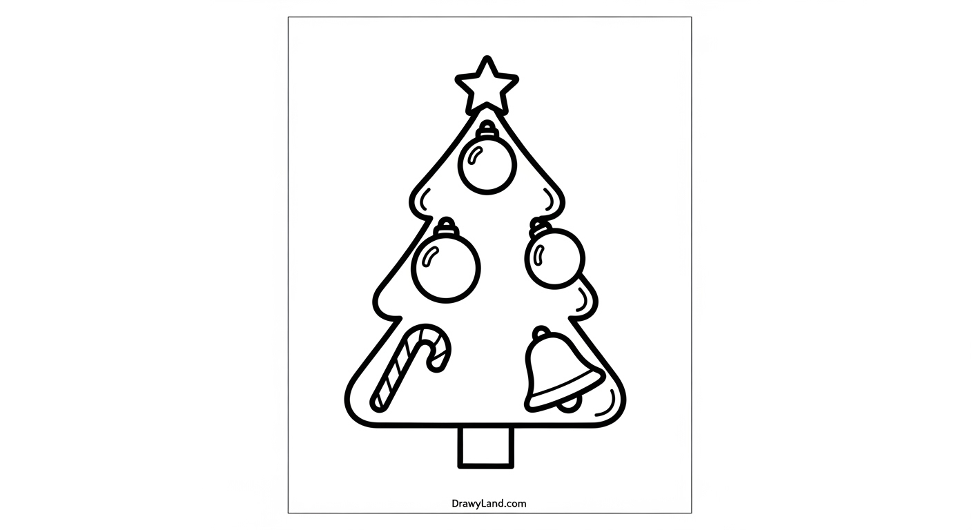 Free Printable Christmas Tree Coloring Book printable christmas tree coloring worksheets for kids activities