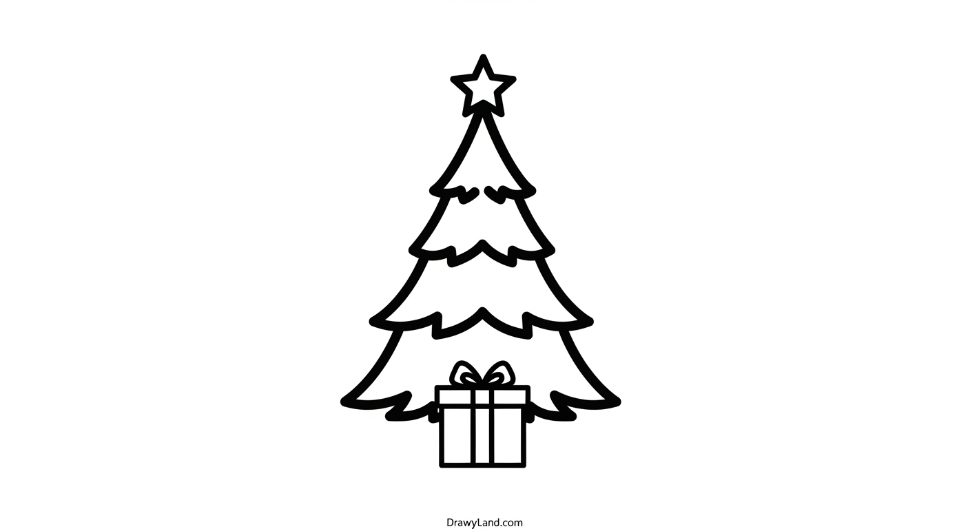 Free Printable Christmas Tree Coloring Book child happily coloring a page from a christmas tree coloring book