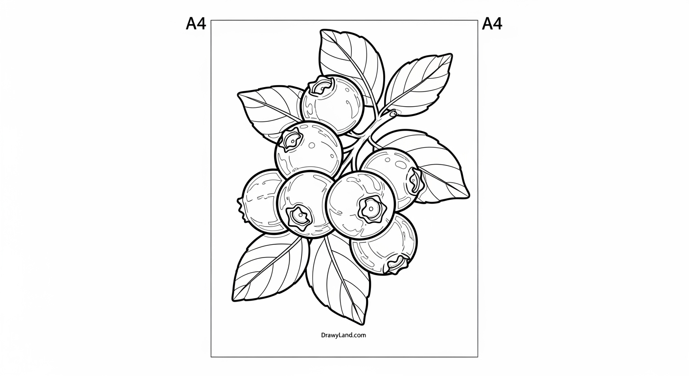 Free Printable Color Blue Coloring Pages a coloring sheet with various things that are blue