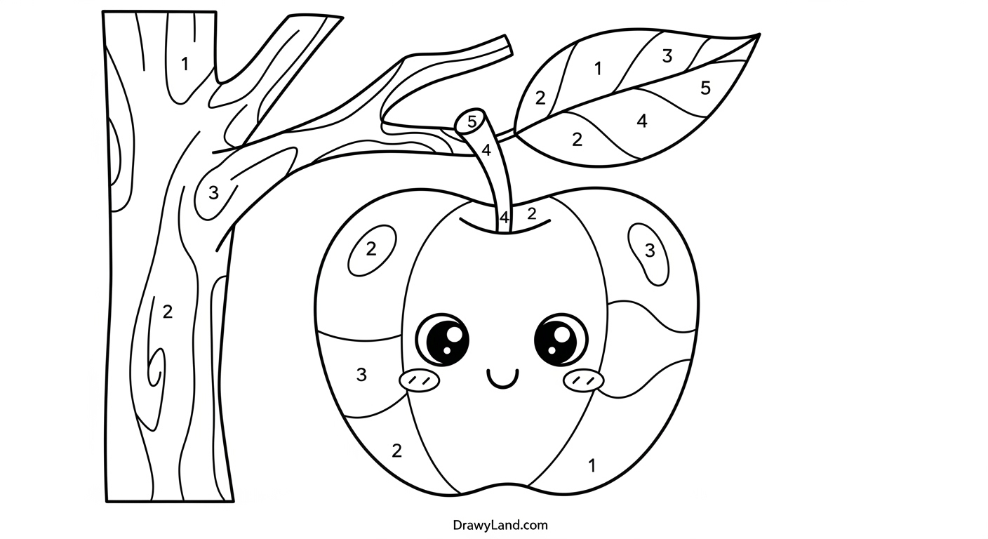 Free Printable Color by Number Pages for Kids simple preschool color by number adults printables with a butterfly