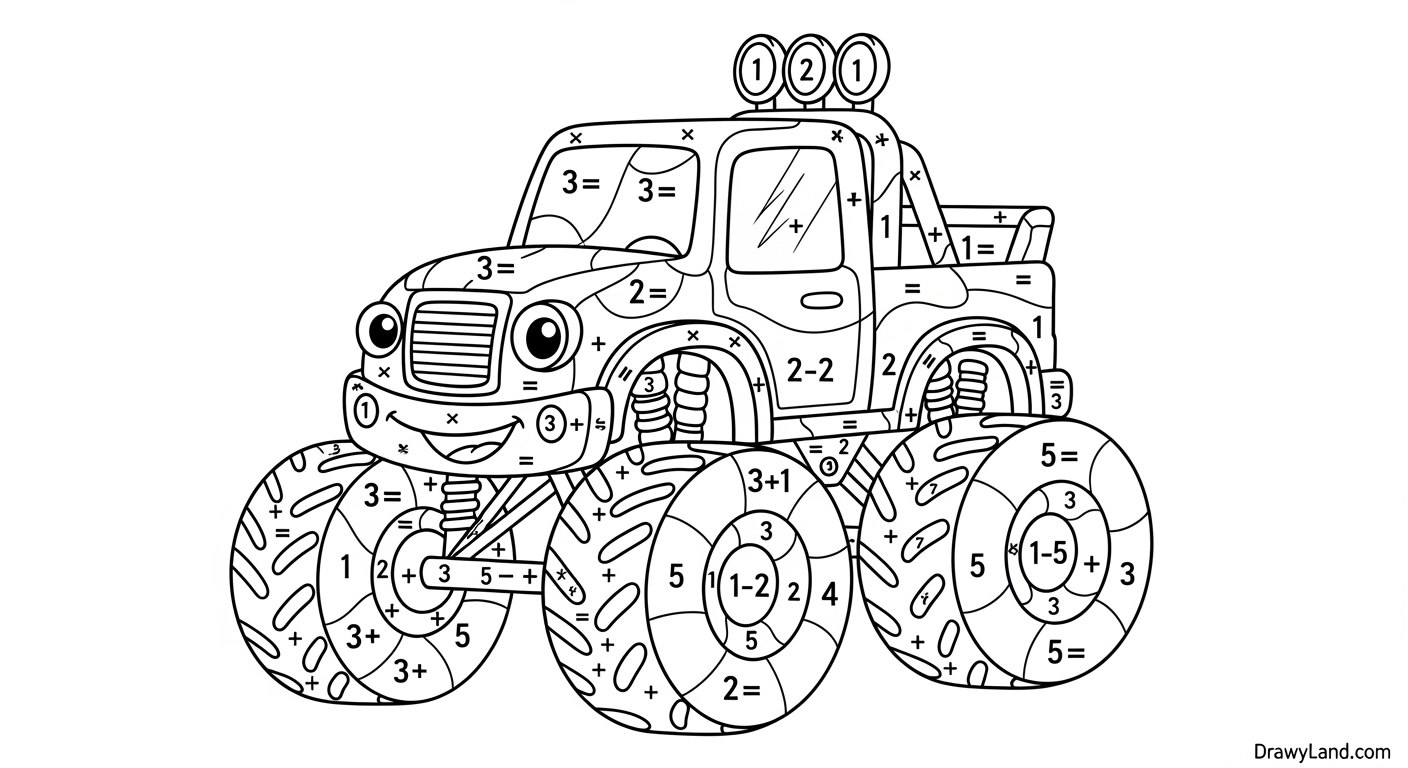 Free Printable Color by Number Pages for Kids color by number adults printables 7