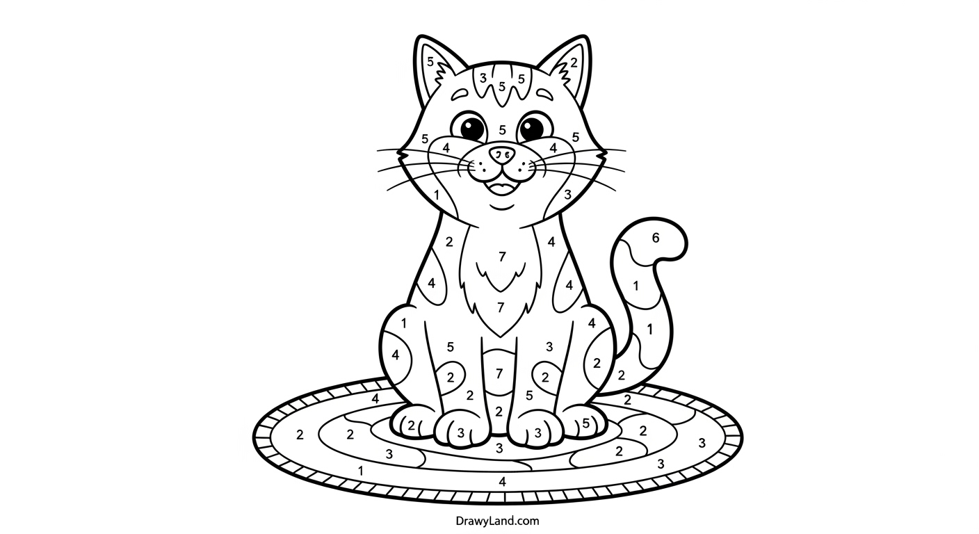 Free Printable Color by Number Pages for Kids child coloring a printable color by number adults printables sheet