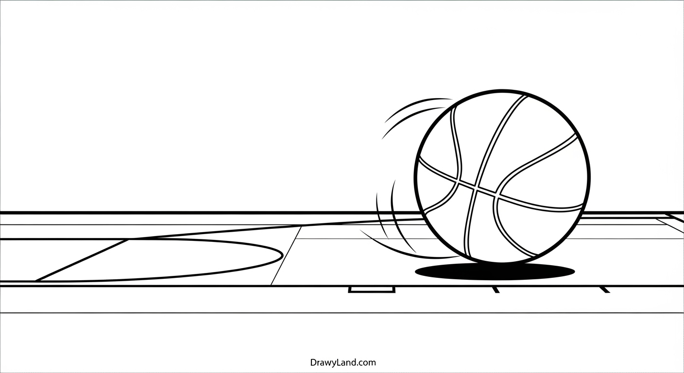 Free Printable Basketball Coloring Pages printable basketball player coloring sheet with a basketball
