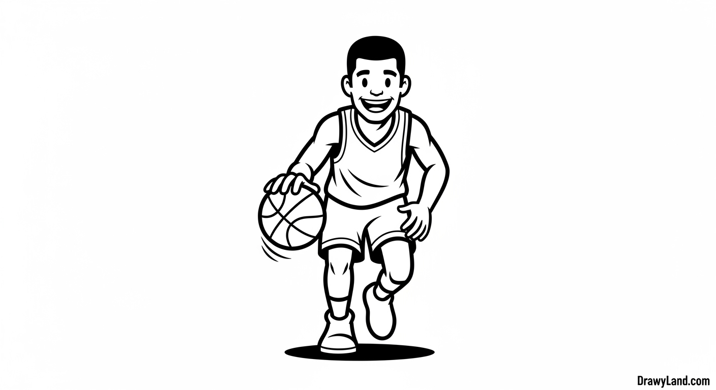 Free Printable Basketball Coloring Pages dynamic color pages basketball for kids to print