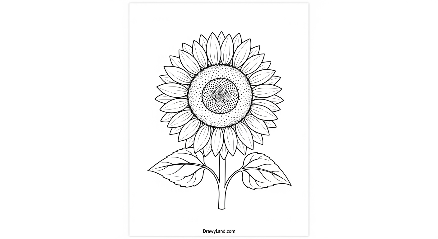 Free Printable Floral Coloring Book for Little Artists Printable rose coloring sheet for preschool fun