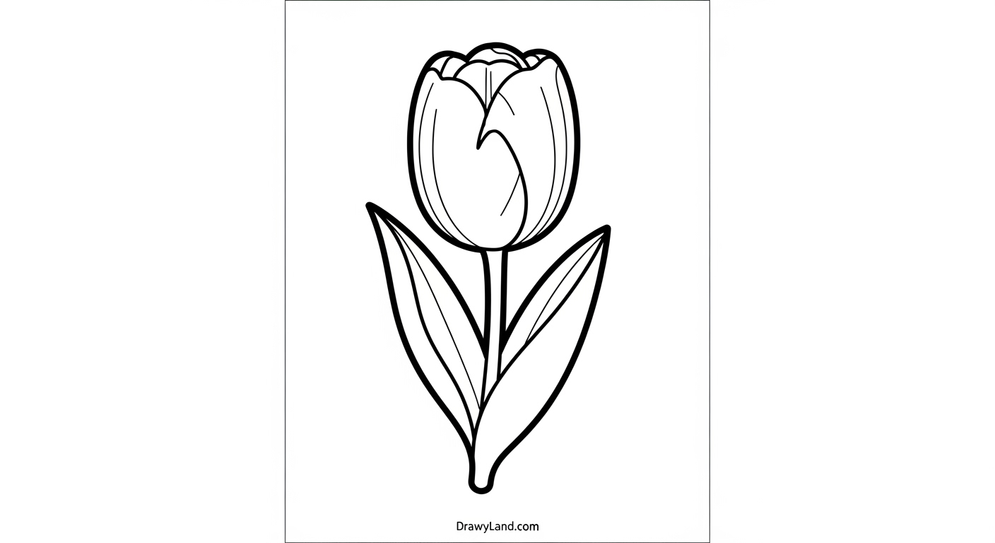 Free Printable Floral Coloring Book for Little Artists Simple sunflower coloring page printable for toddlers