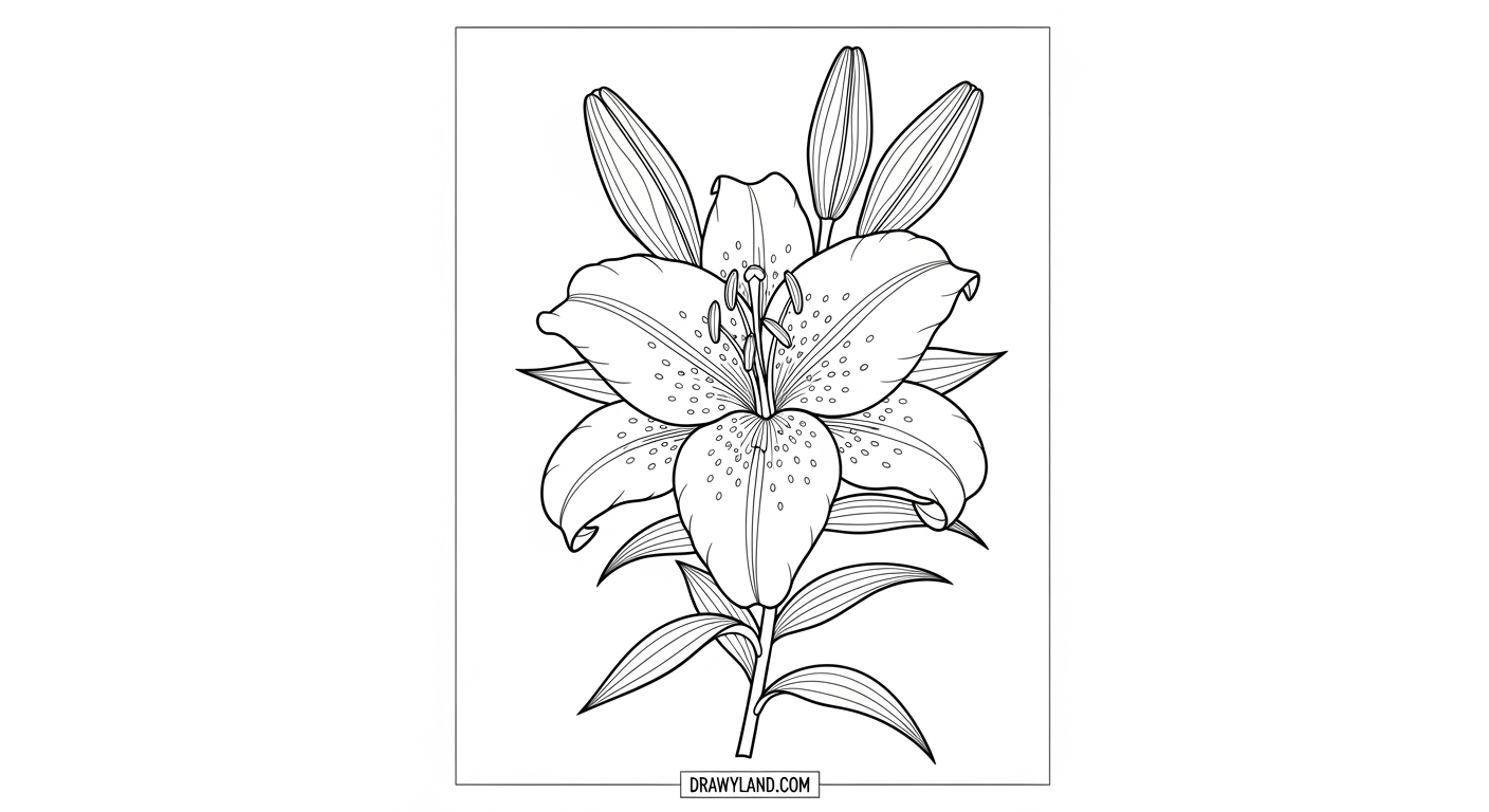 Free Printable Floral Coloring Book for Little Artists Free spring flowers coloring page for toddlers