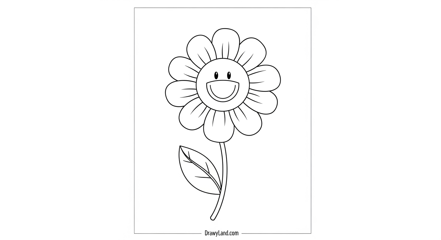 Free Printable Floral Coloring Book for Little Artists coloring book floral 7