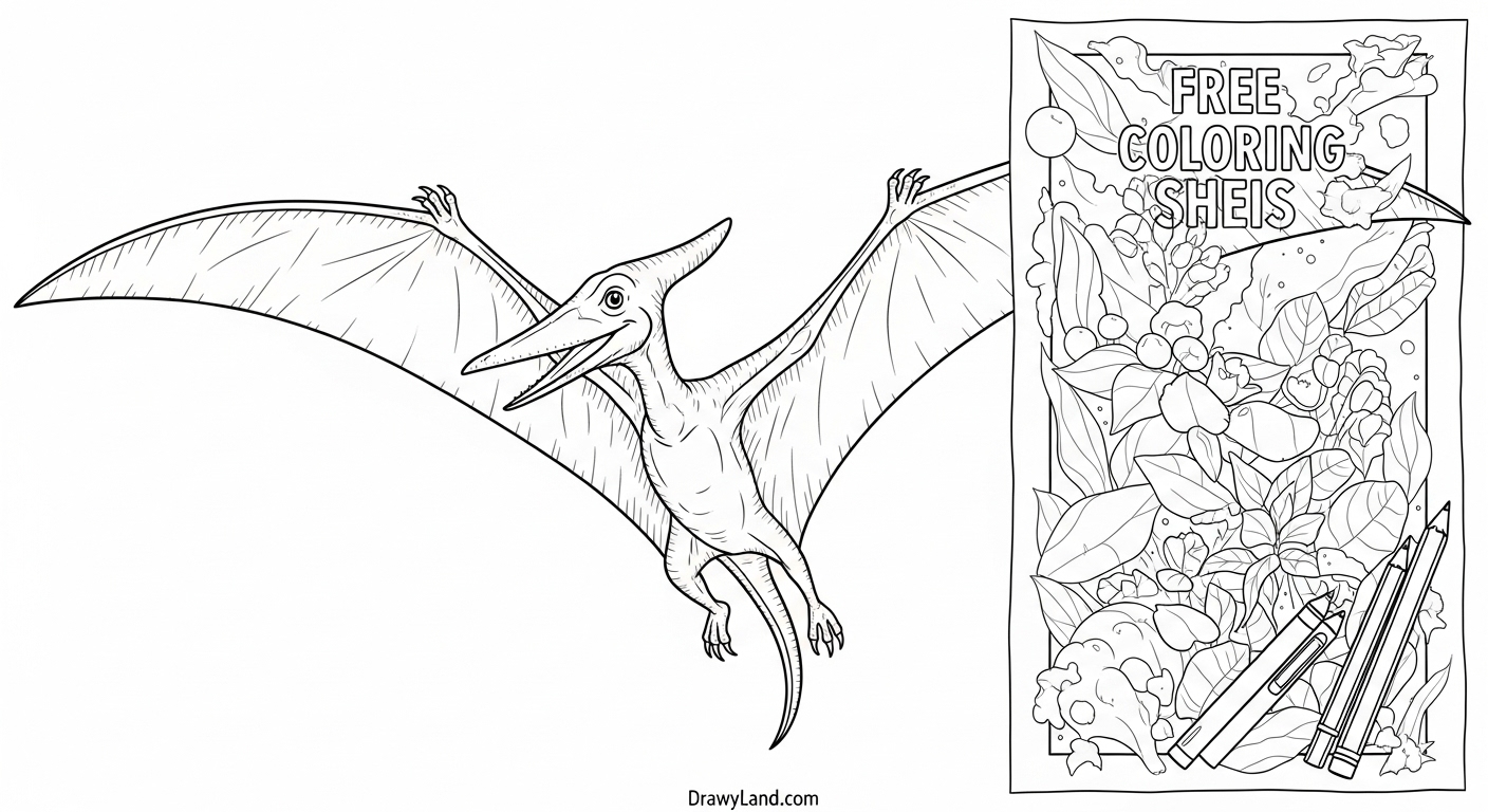 Free Printable Dinosaur Coloring Book Pages Easy dinosaur printables scene with a Stegosaurus and jungle background