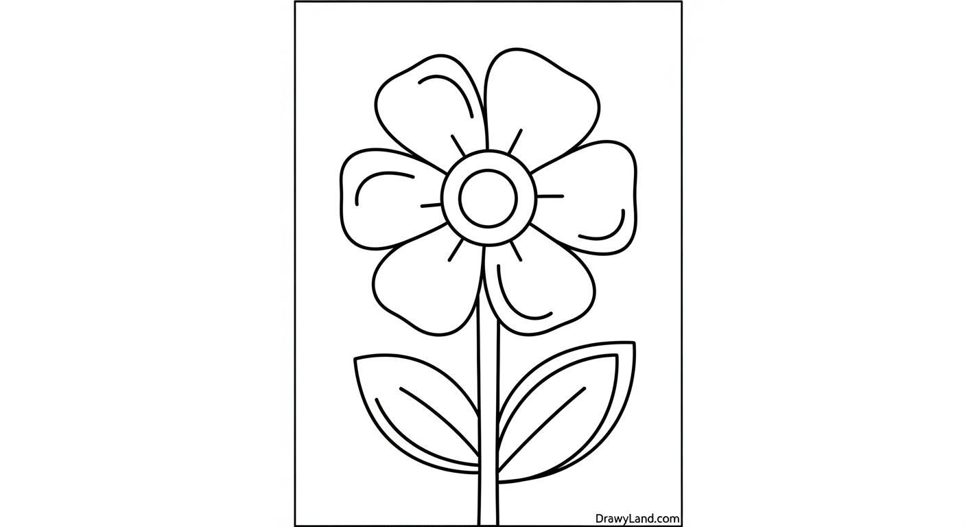 Free Printable Plant Coloring Pages for Kids Cute flower pot coloring page for kids