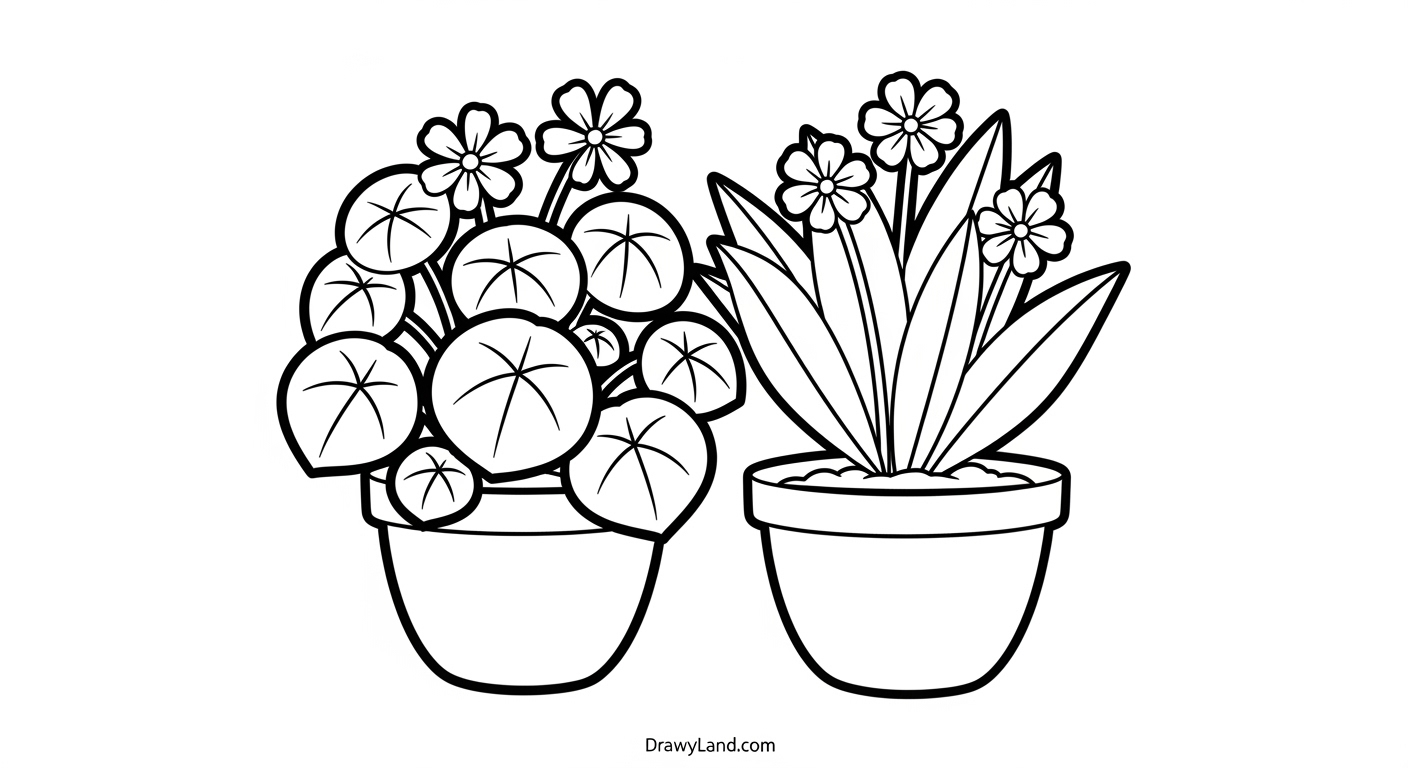 Free Printable Plant Coloring Pages for Kids Free printable coloring pages of garden plants