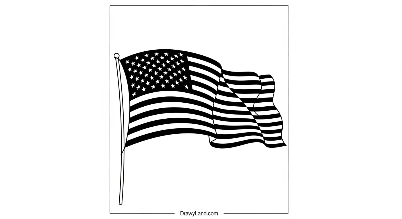 Free Printable America Coloring Pages for Kids free printable USA coloring pages for preschoolers