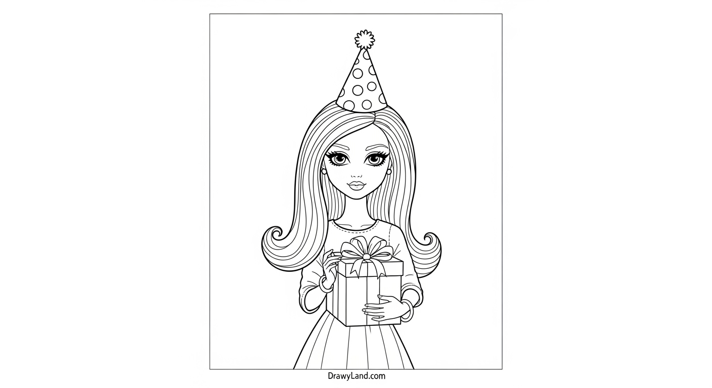 Free Printable Barbie Coloring Pages for Kids Free printable Barbie Dreamhouse coloring pages for children