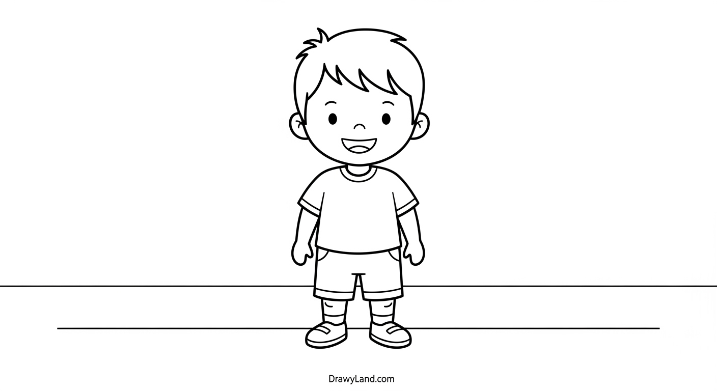 Free Printable Body Coloring Pages for Little Learners boy and girl body coloring pages for kids