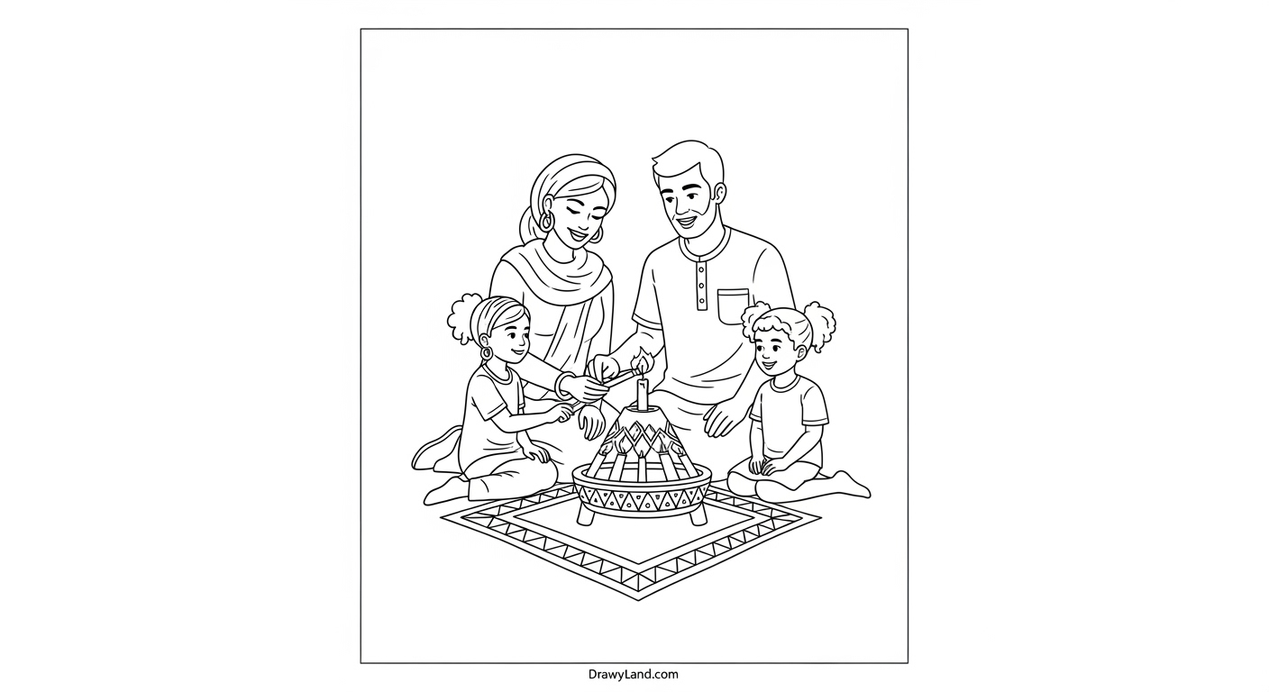 Free Printable Kwanzaa Coloring Pages for Kids coloring pages for kwanzaa 7